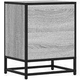 vidaXL Nočna omarica 2 kosa siva sonoma 40x31x50 cm inž. les in kovina | Shoptok.si