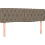  box spring s madracem LED smeđesivi 140x190 cm tkanina | shoptok.hr