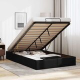 Maison Chic Otomanski Posteljni okvir - Dvoposteljna postelja - Zakonska postelja brez vzmetnice črn 120x190 cm-J452, (21763415) | Shoptok.si