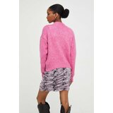 Answear Lab Pulover z volno roza barva | Shoptok.si