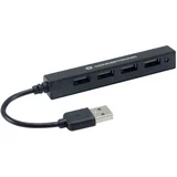 HUBBIES05B 4-Port-USB 2.0-Hub