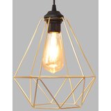  Luster na sajli KARO 1xE27/15W/230V zlatna/crna | Eponuda.com