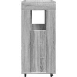 Barska kolica boja smeđeg hrasta 50x41x89 cm konstruirano drvo | shoptok.hr