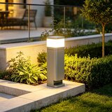 Brilagi Spoljašnja lampa sa 2 SCHUKO utičnice PILLAR 1xG9/11W/230V IP44 siva | Eponuda.com