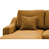 P & B SEDEŽNA GARNITURA, rebrasti žamet zlate barve | Shoptok.si