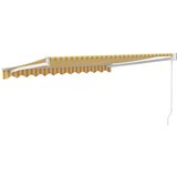  Tenda na uvlačenje žuto-bijela 3 5 x 2 5 m tkanina i aluminij | shoptok.hr