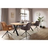 Zandiara jedilna miza oak, divji hrast, 180x90 | Shoptok.si