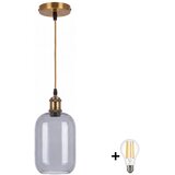 Brilagi LED Luster na sajli RETRO GLASS 1xE27/60W/230V Ø 14 cm zlatna/dimno siva Cene