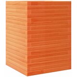 Furnova Vrtno cvetlično korito vošč. rjavo 50x50x68,5 cm trdna borovina, (21920542) | Shoptok.si