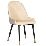 GINER Y COLOMER Komplet 4 oblazinjenih stolov z jeklenimi nogami, (22147276) | Shoptok.si