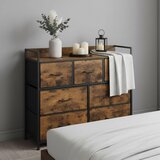 RELAXDAYS Komoda s ladicama, rustikalno smeđa 98 x 28,5 x 85 cm | shoptok.hr