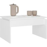 Stolić za kavu bijeli 68 x 50 x 38 cm od konstruiranog drva | Eponuda.com