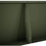  Zadrževanje stene 2 kos 60 x 12 x 30 cm Jeklo Olivno zelena | Shoptok.si