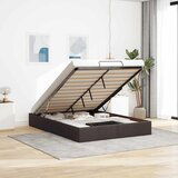 Maison Chic Otomanski Posteljni okvir - Dvoposteljna postelja - Zakonska postelja brez vzmetnice rjav 140x200 cm blago-J503, (21765916) | Shoptok.si