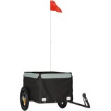 Prikolica za bicikl crno-siva 30 kg željezna | shoptok.hr