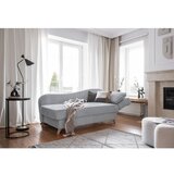 Miuform Svetlo siv ležalnik iz rebrastega žameta (desni kot) Chic Charlotte – | Shoptok.si