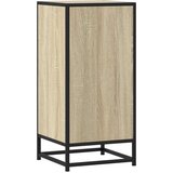 vidaXL Komoda sonoma hrast 35,5x35x76 cm inženirski les in kovina | Shoptok.si