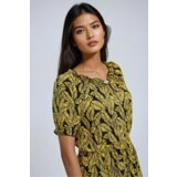 Marisse Yellow Viscose Dress | Shoptok.si