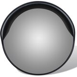  Konveksno vanjsko prometno ogledalo od PC plastike crno 30 cm | shoptok.hr