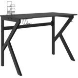  Igraći stol s nogama u oblika slova K crni 110 x 60 x 75 cm | shoptok.hr