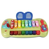 glazbeni instrument s klavirom, činelama i gumbima - šareni | Shoptok.si