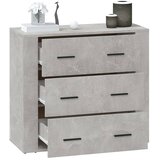  Komoda siva boja betona 80 x 33 x 70 cm od konstruiranog drva | shoptok.hr