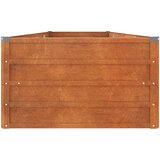  Povišena vrtna gredica boja hrđe 320 x 80 x 45 cm čelik COR-TEN | Eponuda.ba