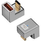 INF USB A ženski na USB-C moški adapter U-oblike 120W s svetlobnim indikatorjem, (5000098876) | Shoptok.si