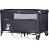 Chipolino putni krevetić s pomičnom stranicom Relax - Anthracite | shoptok.hr