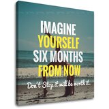  Motivacijska slika na platnu Imagine yourself (moderne slike z) Cene