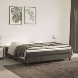  Box spring postelja z vzmetnico temno siva 180x200 cm žamet, (20846740) Cene