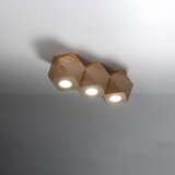  Sollux SL.1010 - Plafonsko svetlo WOODY 3xGU10/40W/230V | Eponuda.com