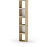 Marckeric Bijela/u prirodnoj boji biblioteka u dekoru hrasta 32x167 cm Lofty – | shoptok.hr