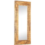vidaXL Ručno izrezbareno ogledalo 110 x 50 x 11 cm masivno drvo manga | shoptok.hr