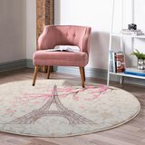 Mila Home Svetlo rožnata pralna/primerna za robotski sesalnik okrogla preproga ø 120 cm Comfort – | Shoptok.si