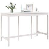  Barski stol bijeli 180x80x110 cm od masivne borovine | shoptok.hr