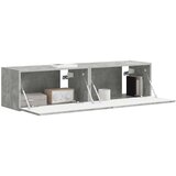 TV zidni ormar 2 pcs Beton 60 x 31 x 29,5 cm Konstruirano drvo | shoptok.hr