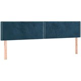  s oprugama i madracem tamnoplavi 200x200 cm baršunasti | shoptok.hr