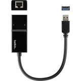 Belkin Omrežni adapter USB-A 3.0 na RJ45 Ethernet 1000 Mbps, Črna, (5000310084) | Shoptok.si