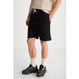 Dewberry 89749 Mens Sport Style Pocket Shorts-BLACK | Shoptok.si
