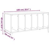 Ormarić za ploče boja hrasta 100x38x48 cm od konstruiranog drva | shoptok.hr
