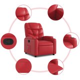  Naslonjač od umjetne kože crveni | shoptok.hr