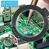 GABORISH Namizna lupa z LED lučko in stojalom z 12x povečavo | Shoptok.si