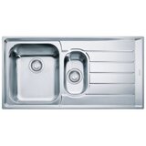Franke 101.0120.275 Neptun NEX 651/2 dvojno pomivalno korito iz nerjavnega jekla | Shoptok.si