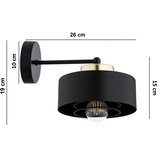  Brilagi - Zidna lampa 1xE27/60W/230V crna/zlatna | Eponuda.com