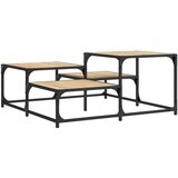 Furnova Klubska mizica sonoma hrast 87,5x87,5x40 cm inženirski les, (21914089) | Shoptok.si