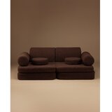 Wigiwama Tamno smeđi dječji jastuk za sjedenje od bouclé tkanine Warm Hazel – | shoptok.hr