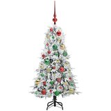  Umjetno božićno drvce s nogom s stalakom Bijelo 120 cm PE i PVC | shoptok.hr