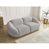 Bobochic Paris Svetlo siva sedežna garnitura iz tkanine bouclé 230 cm Tina – | Shoptok.si