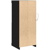  Stranska omara z LED lučkami Črna hrast 41x37x100 cm | Shoptok.si